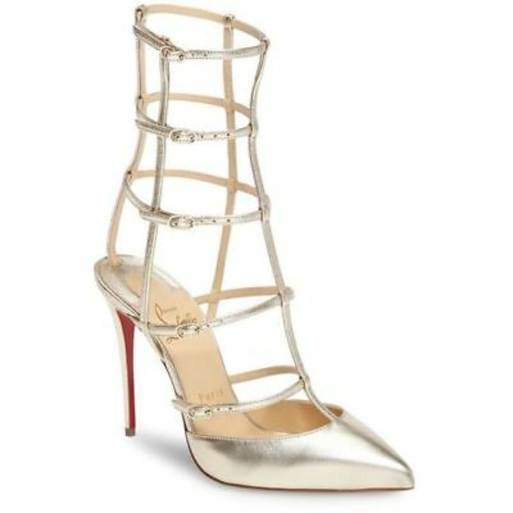 Christian Louboutin Kadreyana Cage pump, 36.5